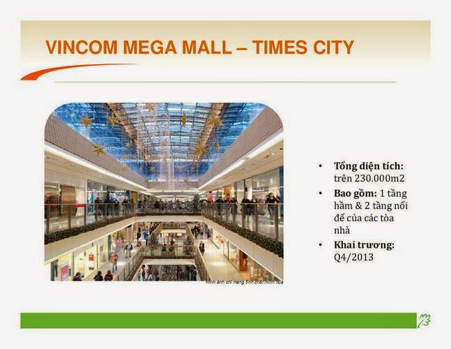 Vincom Mega mall Times City