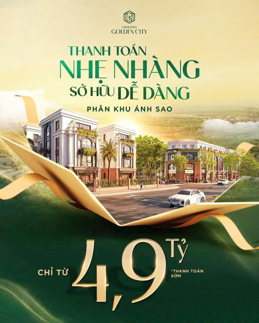 BẢNG GIÁ BÁN VINHOMES GOLDEN CITY DƯƠNG KINH - HÀ PHÒNG