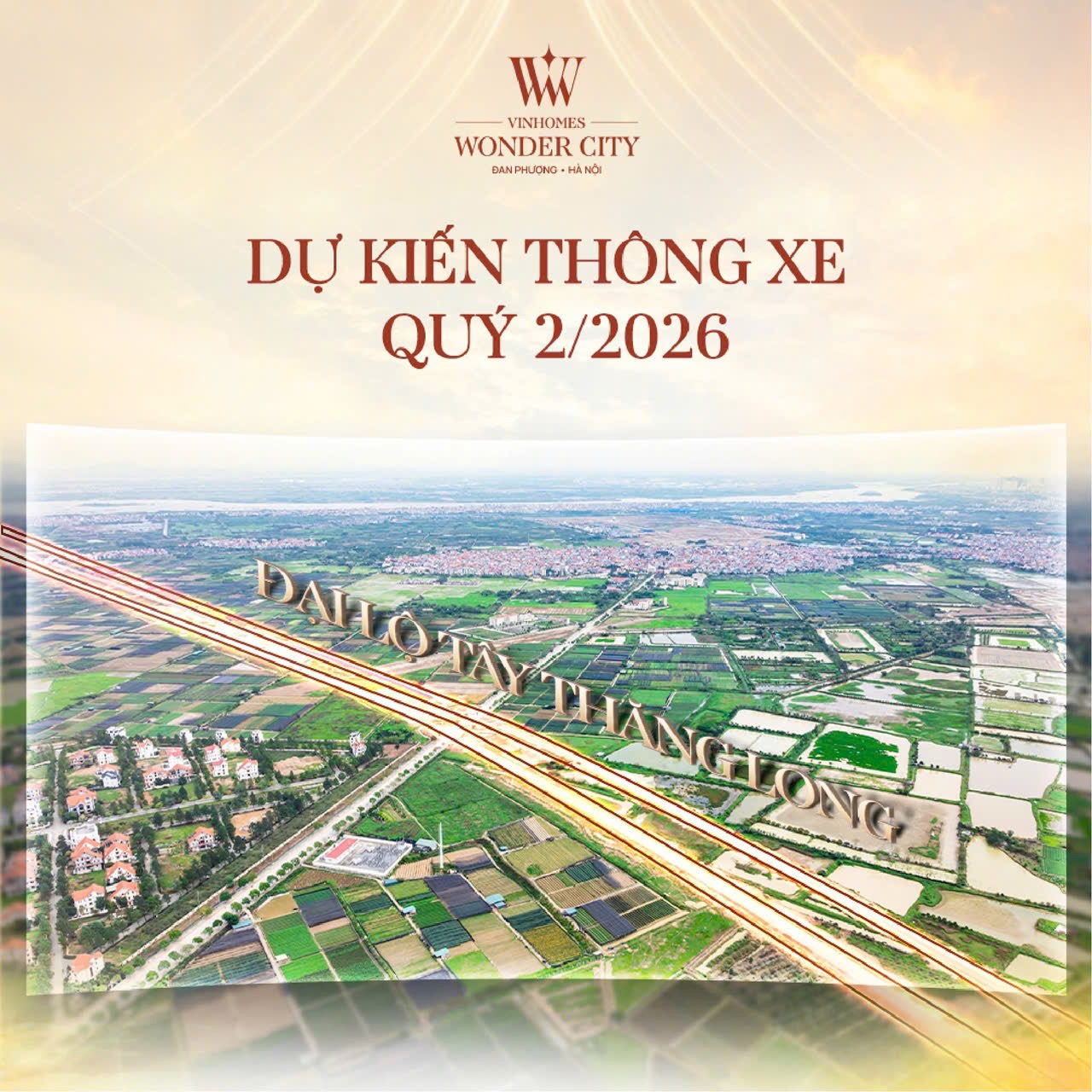 ĐƯỜNG TÂY THĂNG LONG VINHOMES ĐAN PHƯỢNG BỨT TỐC VỀ ĐÍCH SỚM 6 THÁNG